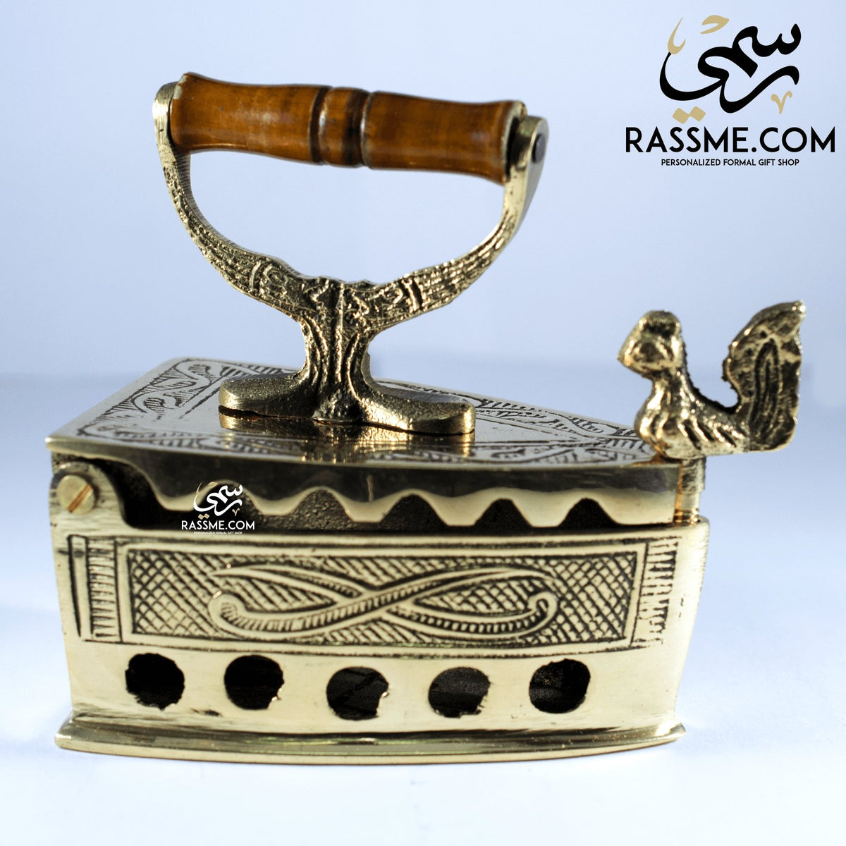 Solid Brass Iron Wooden Handle
