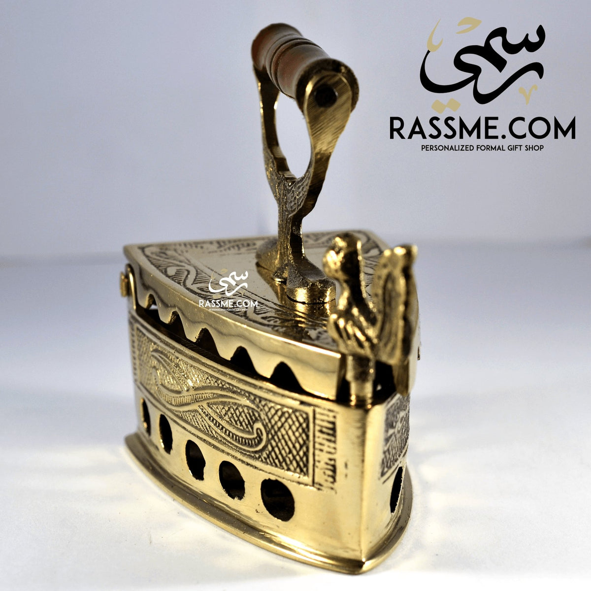 Solid Brass Iron Wooden Handle