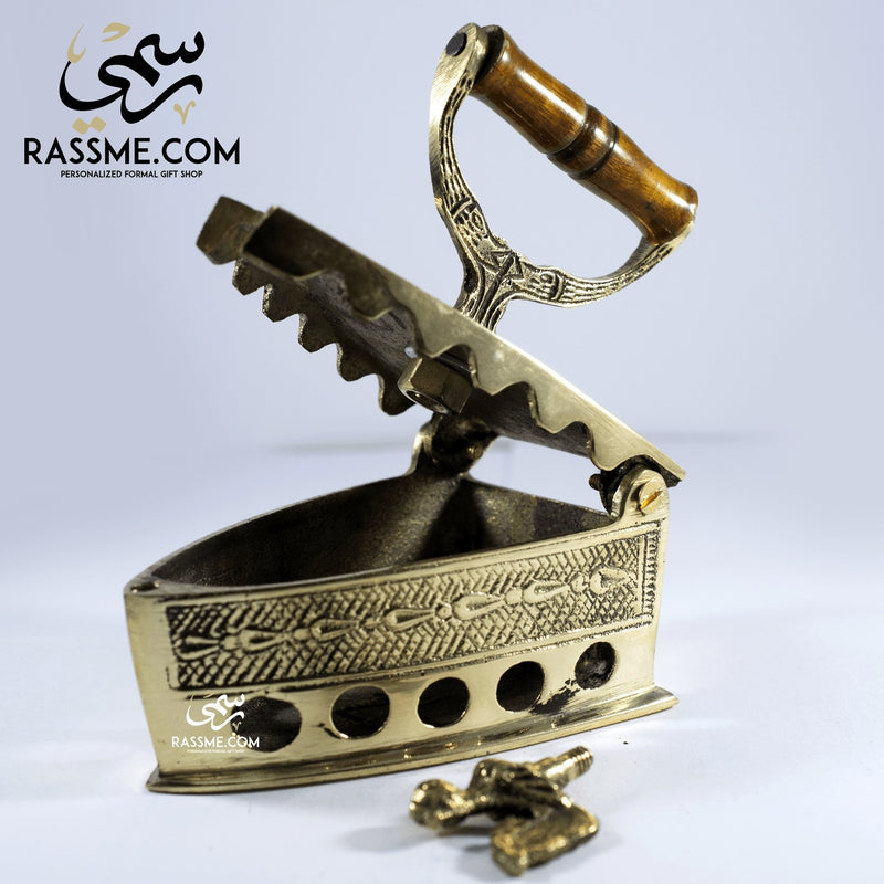 Solid Brass Iron Wooden Handle
