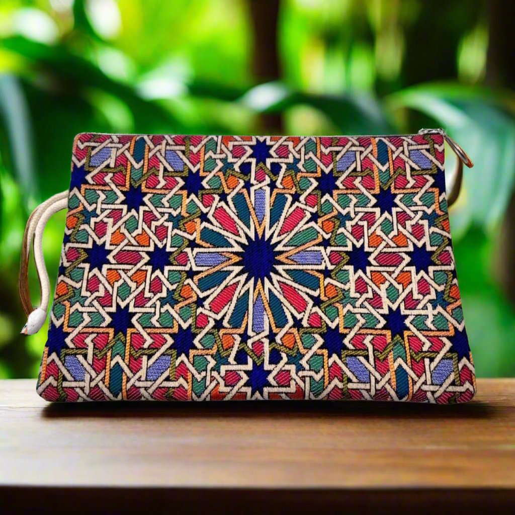 Islamic Pattern Style Bag Slim Zipper Purse