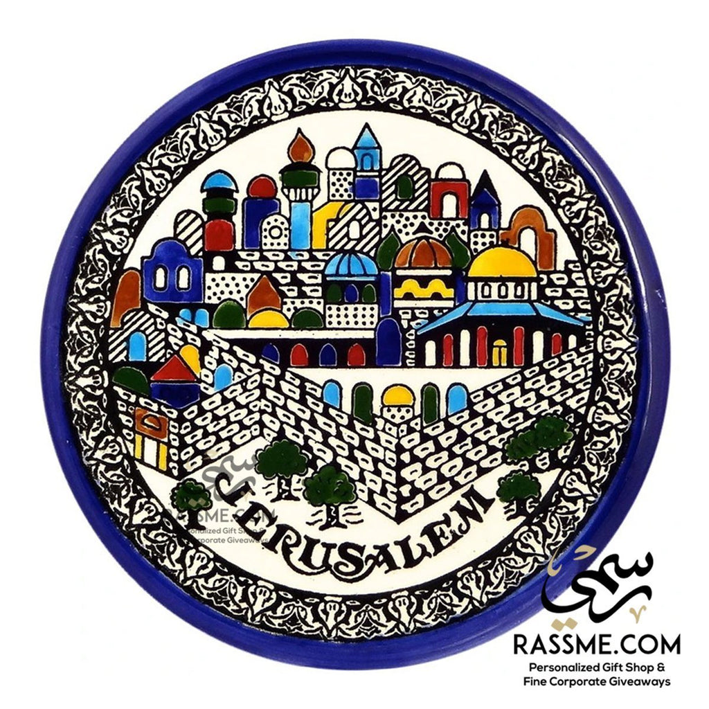JERUSALEM DECORATIVE CERAMIC PLATE