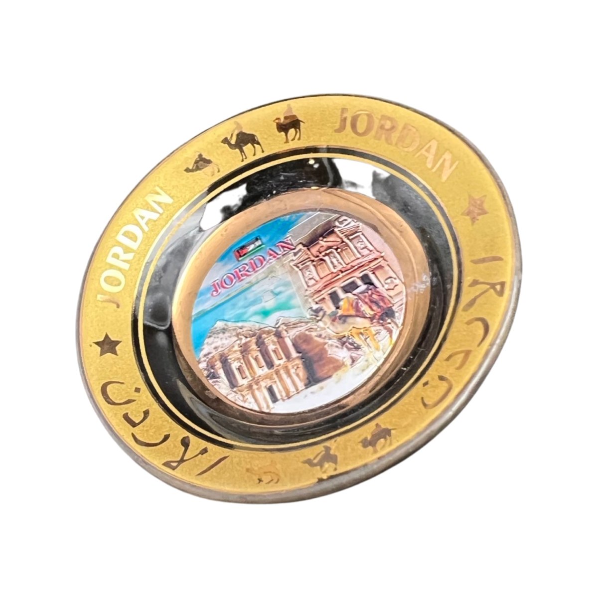 Jordan Souvenir Magnet Metal Plate