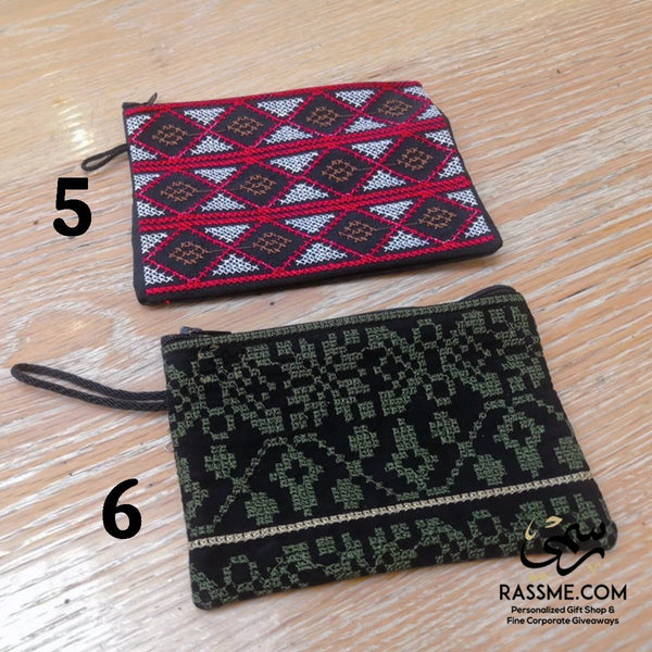 Jordanian / Palestinian Cross Stitch Embroidery wallet and purses