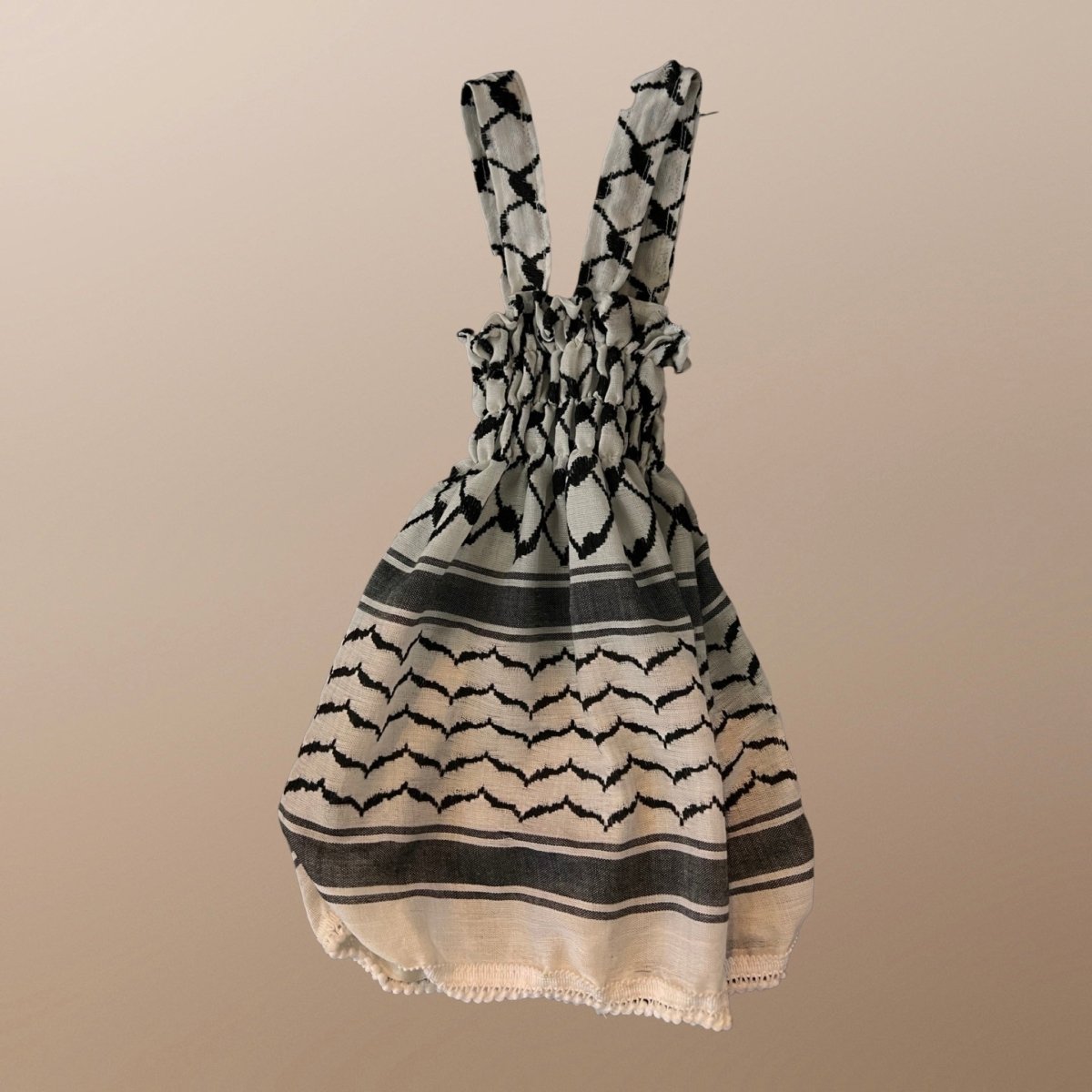 Keffiyeh Blouse Keffiyeh Dress, Palestinian keffiyeh Baby Dress