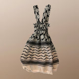 Keffiyeh Blouse Keffiyeh Dress, Palestinian keffiyeh Baby Dress
