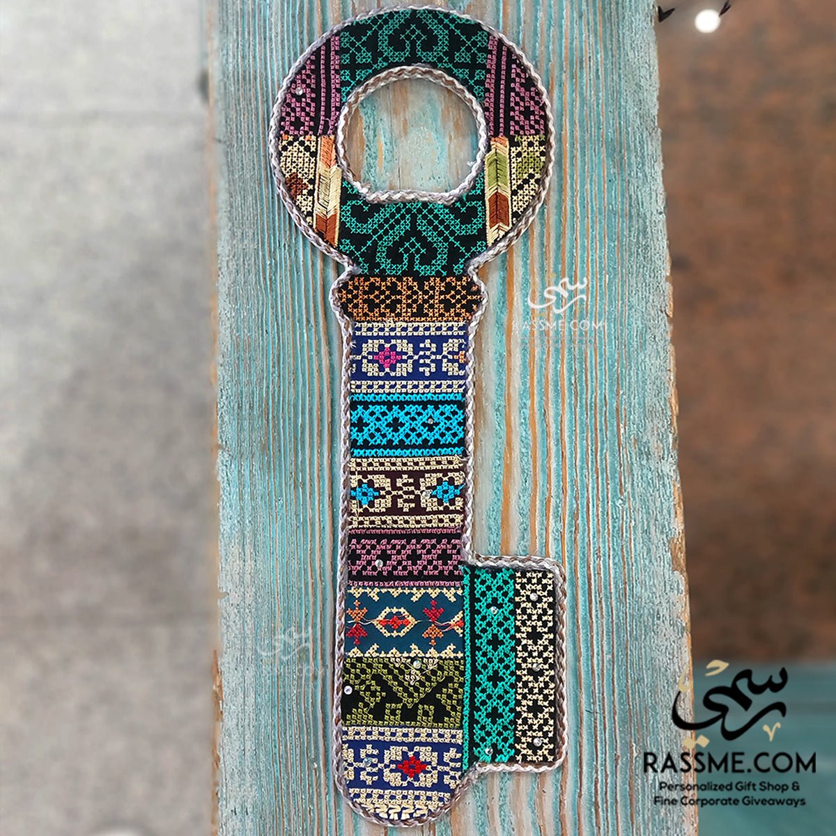 Tatreez Embroidery Old Key Wall Hanging Decor