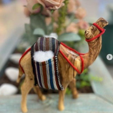 LARGE OLIVE TREE WOOD CAMEL