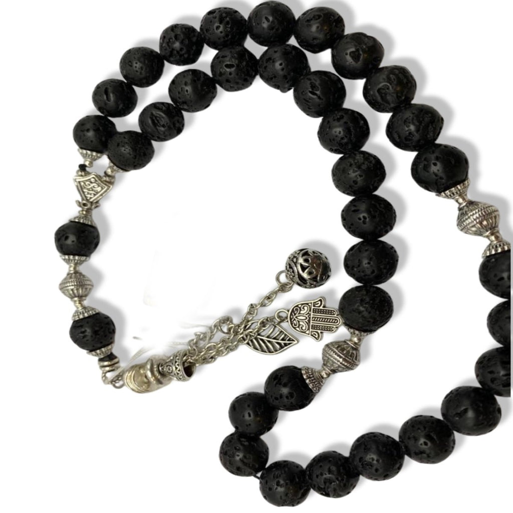 Lava Stone Worry Beads Prayer Beads