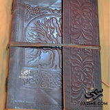 Leather Authentic Notebook Antique Paper - Free Engraving