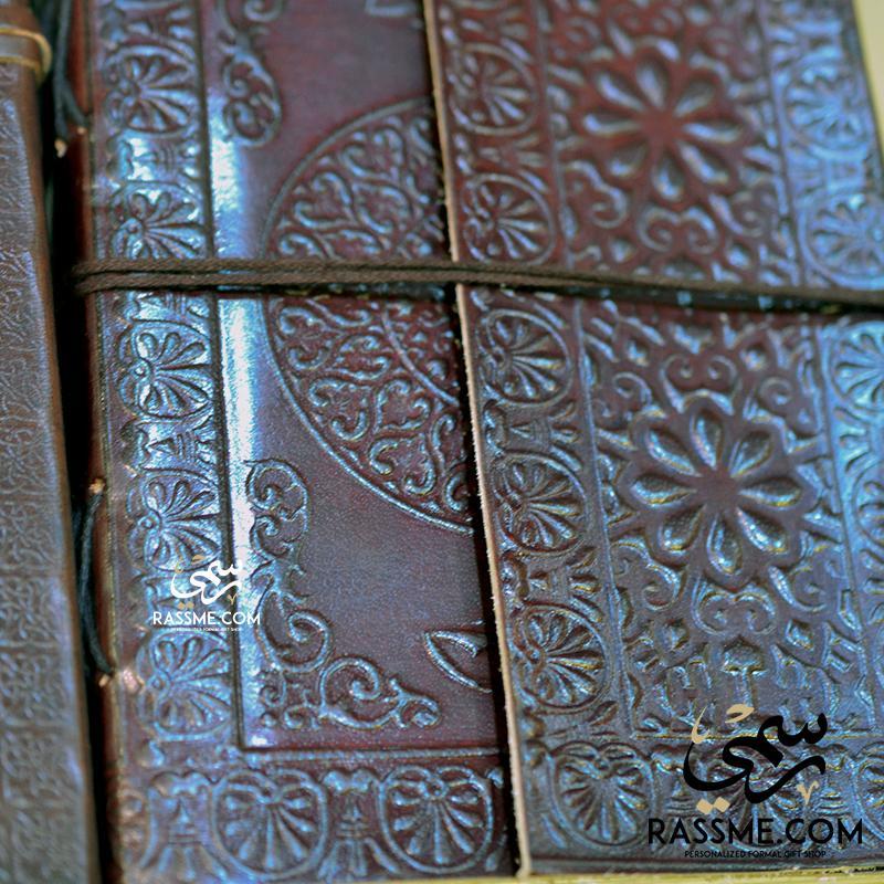 Leather Authentic Notebook Antique Paper - Free Engraving