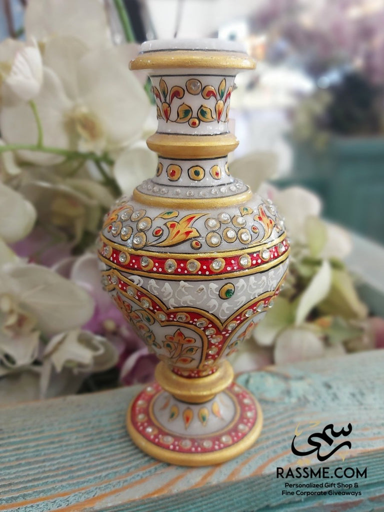 Luxury Oriental Marble Vase Handicraft