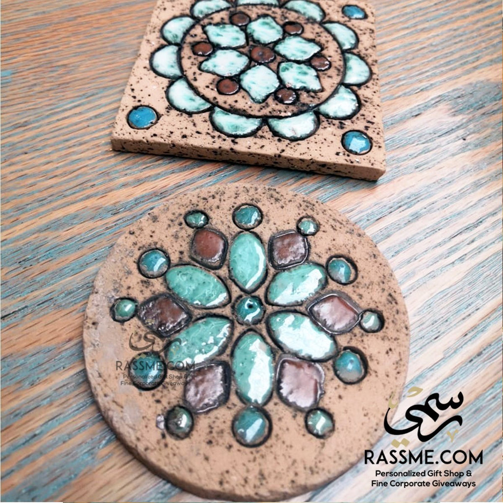 Made In Jordan Nabateans Circle Coasters