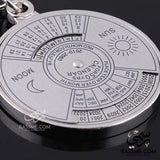 Mini Calendar Keychain Rotatable - Free Engraving