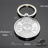 Mini Calendar Keychain Rotatable - Free Engraving