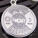 Mini Calendar Keychain Rotatable - Free Engraving