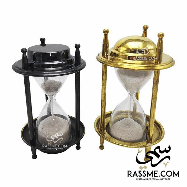 Mini Hourglass Solid Brass Indian Sand Clock - Free Engraving