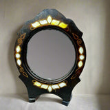 Mirror Stand Wooden With Mother of Pearl Inlaid
