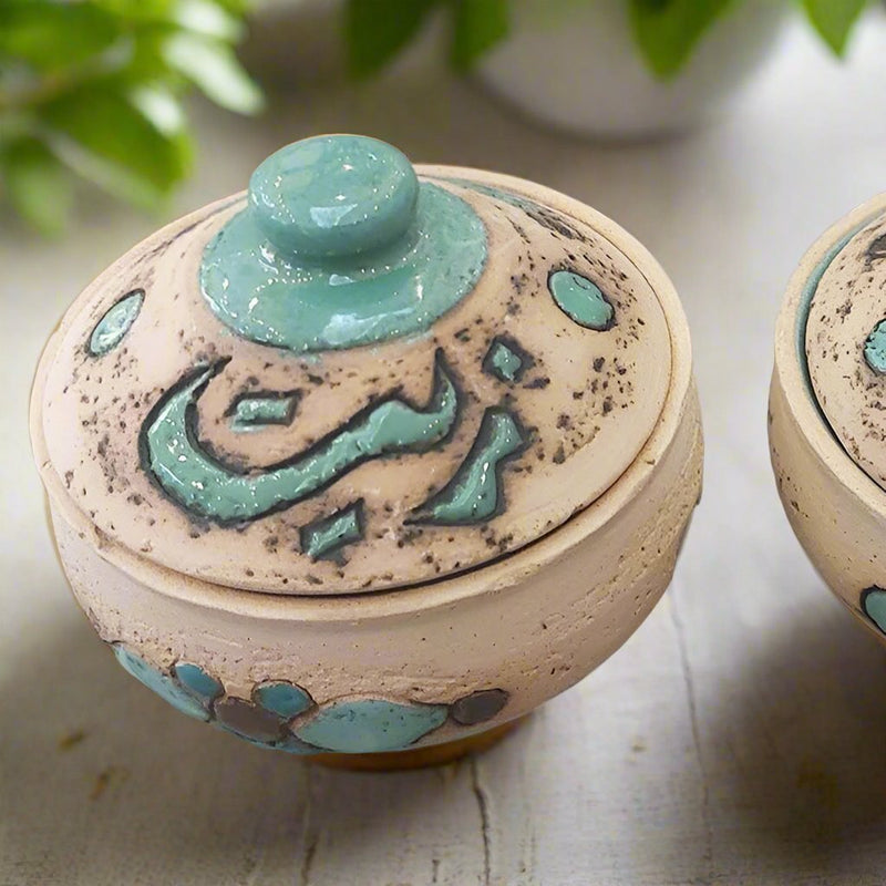 Nabateans Olive Oil bowl - صحن زيت زيتون فخار