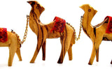 Olive Wood Camels Caravan and Donkey
