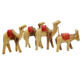 Olive Wood Camels Caravan and Donkey