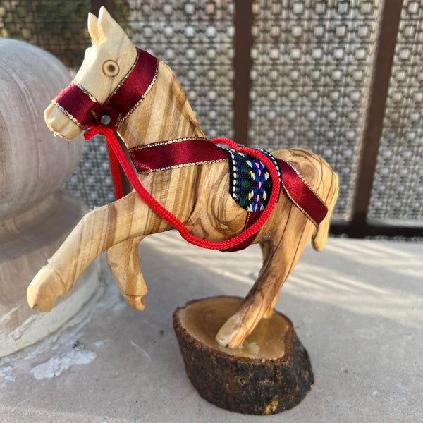 OLIVE Wood Horse