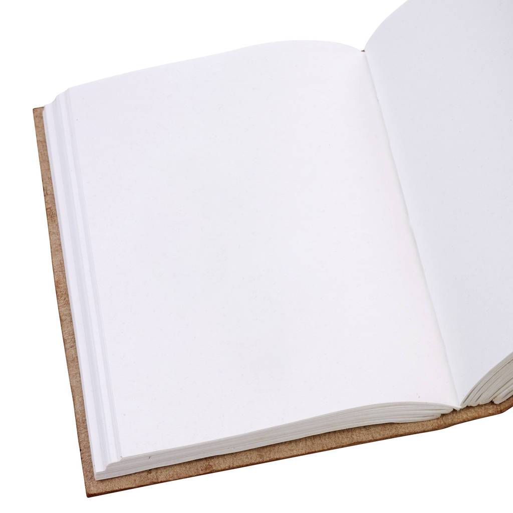 Personalized Leather Authentic Notebook Antique Paper