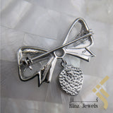 Sterling Silver Pin Brooch Purple Strawberry For Baby