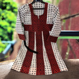 "Palestinian Dress for Kids' Traditional Dress Embroidery