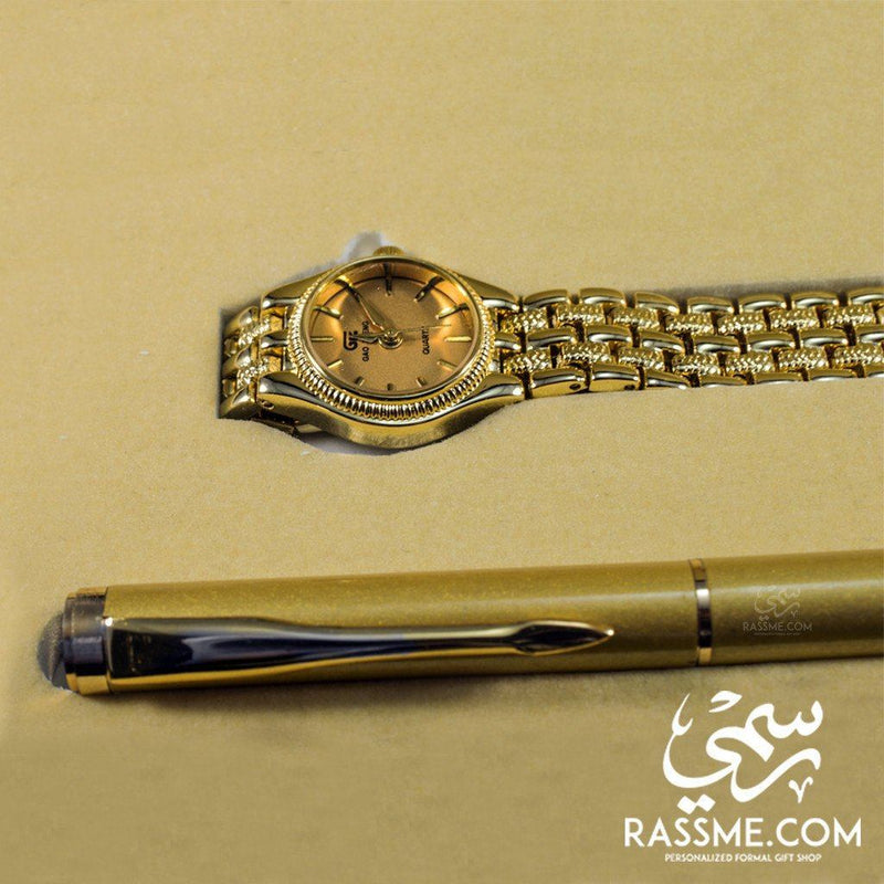 Pen and Watch Golden Set