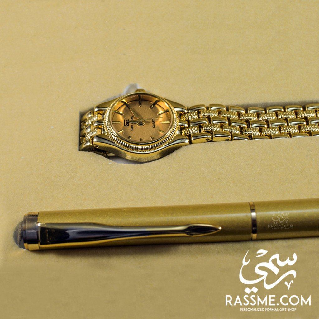 Pen and Watch Golden Set