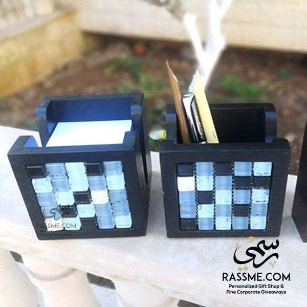 Personalized Pen & Paper Holder Mosaics Corporate Gifts in Jordan