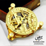 Personalized Astrolabe with Compass Solid Brass