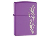 Personalized Flame Abyss Purple Matte - Zippo Lighters In Jordan