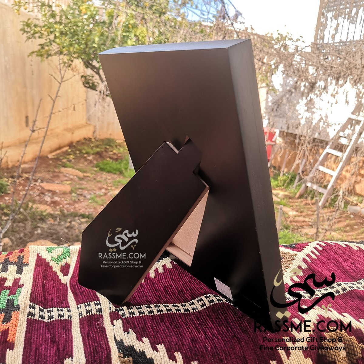 Personalized Handcrafted Wooden Mosaics Frame Stand or Wall