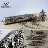 Personalized Letter Scroll With Paper Parchment Old Message