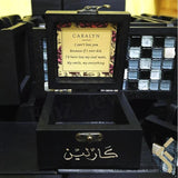 Personalized Made In Jordan Mosaics Date Tree Karma Box