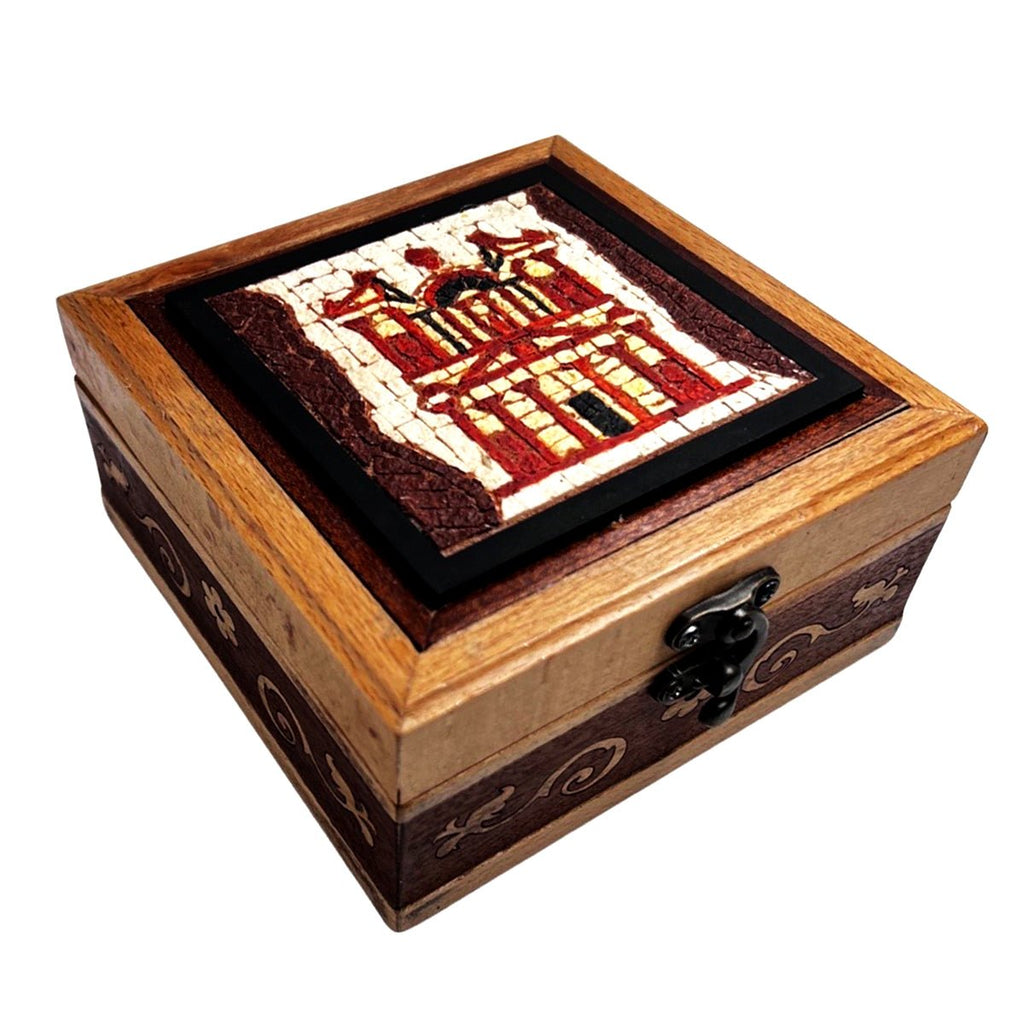 Personalized Petra Mosaics Wooden Box