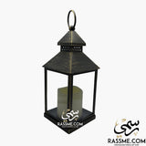 Personalized Transparency Lantern LED Flameless Candle Indoor / Outdoor / Desk