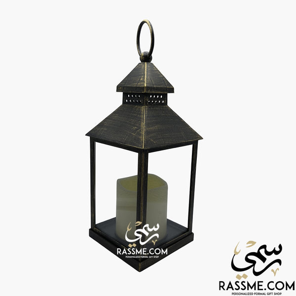 Personalized Transparency Lantern LED Flameless Candle Indoor / Outdoor / Desk