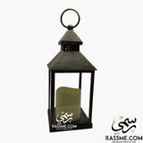 Personalized Transparency Lantern LED Flameless Candle Indoor / Outdoor / Desk