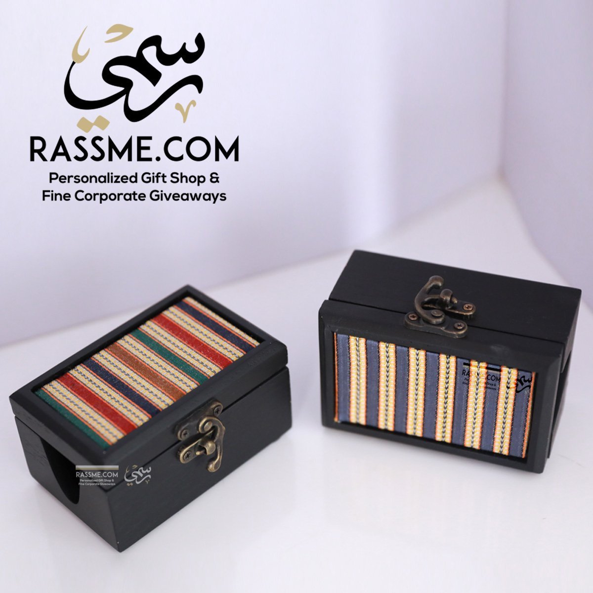 Personalized Wooden Business Card Box