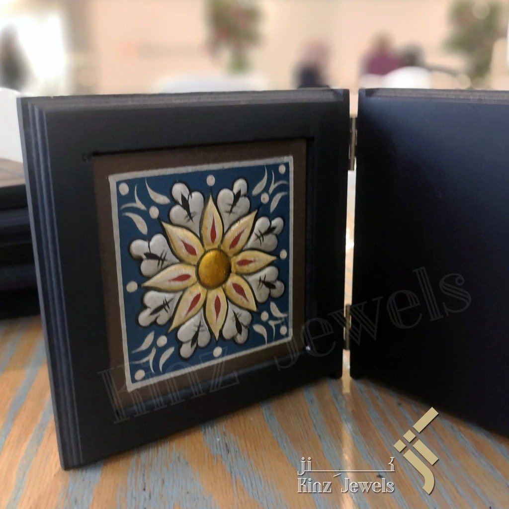 Personalized Wooden Open Book Pattern