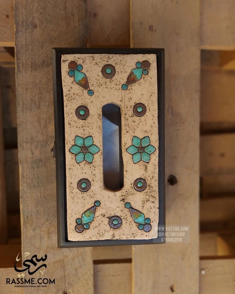 Personalized Wooden Tissue Box Cover Souvenirs from Jordan