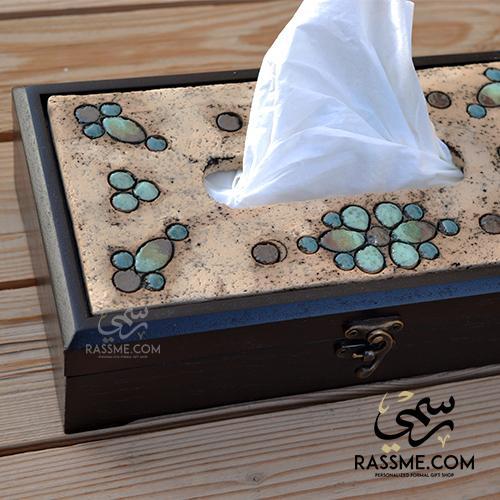 Personalized Wooden Tissue Box Cover Souvenirs from Jordan