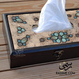 Personalized Wooden Tissue Box Cover Souvenirs from Jordan