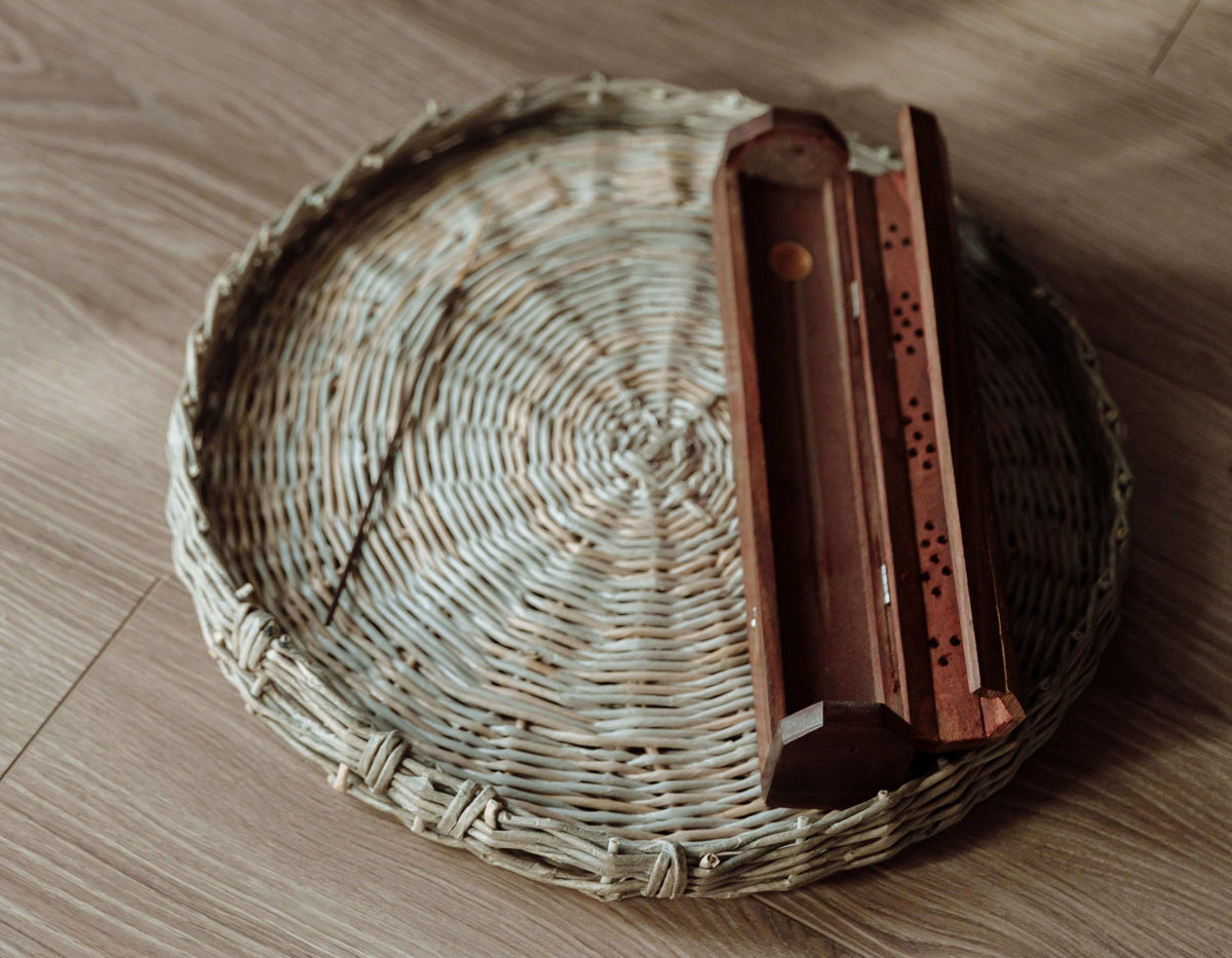 Indian Rosewood Incense Box Stick Holder