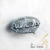 Sterling Silver Pin Brooch For Baby - Mashallah