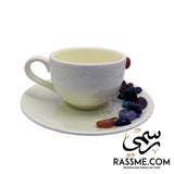 Porcelain Coffee Cups & Tea with Gemstones