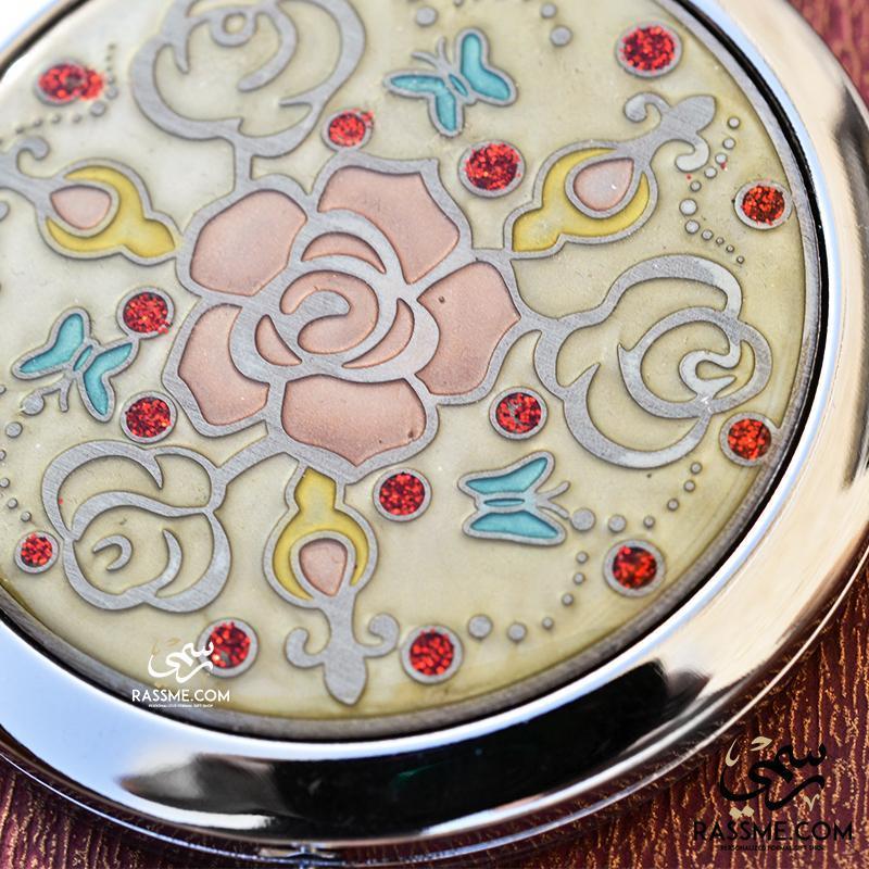 Portable Mirror Black and Lime - Free Engraving