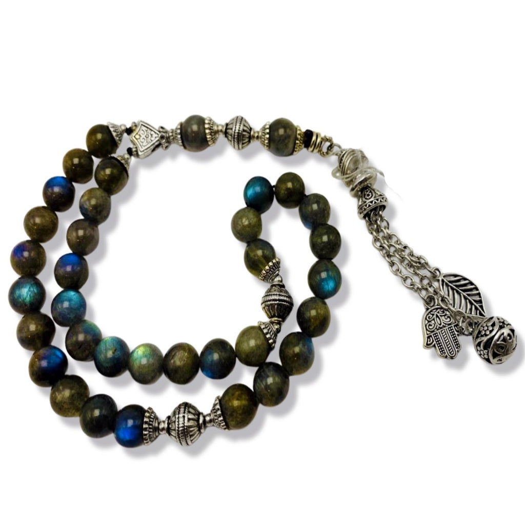 Prayer Beads Labradorite Stones